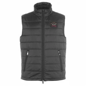 Image of Paul And Shark Crew Quilted Jacket - Black