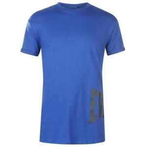 Image of Everlast Print T Shirt Mens - Navy