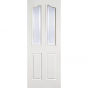 Image of Mayfair Internal Primed White 2 Panel 2 Lite Door - 762 x 1981mm