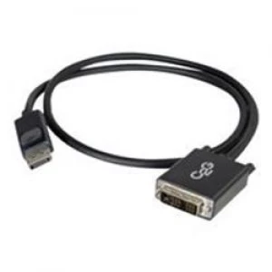 Image of C2G 2m DisplayPort Male to Single Link DVI-D Male Adapter Cable