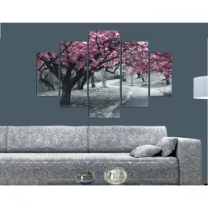 Image of ST034 Multicolor Decorative MDF Painting (5 Pieces)