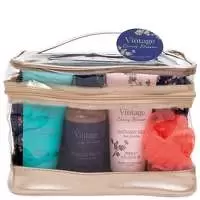 Image of Vintage and Co Christmas 2022 Vanity Case and Makeup Bag Set