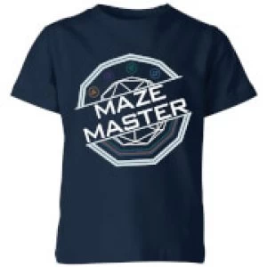 Image of Crystal Maze Maze Master Kids T-Shirt - Navy - 3-4 Years - Navy