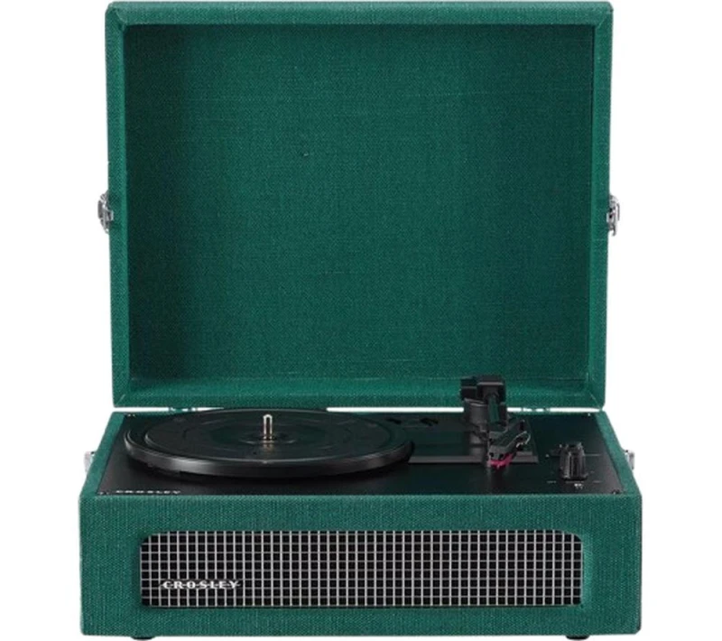 Image of CROSLEY Voyager Belt Drive Bluetooth Turntable - Dark Aegean, Green 710244255493