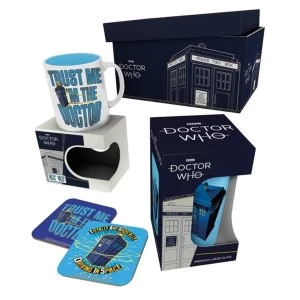 Image of Doctor Who - Tardis (Mug & Glass & 2 Coasters) Gift Set