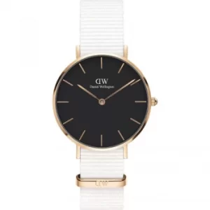 Image of Ladies Daniel Wellington Petite 32 Dover RG Black Watch