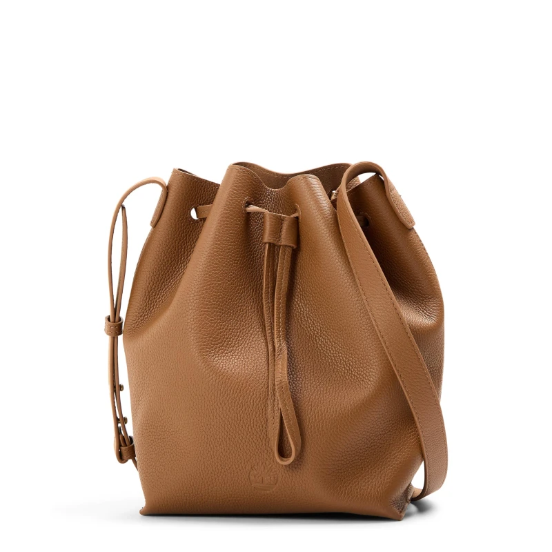 Image of Timberland Tuckerman Leather Women Bucket Bag Saddle female One Size
