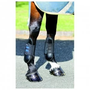 Image of Dalmar SJ Open Front Tendon Boot - Black