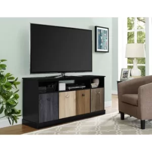 Image of Mercer Black TV Cabinet Console Unit For TVs Up To 60'