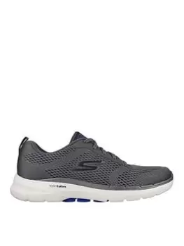 Image of Skechers 216209 - Go Walk 6 Trainer, Charcoal, Size 6, Men