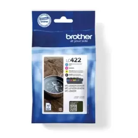 Image of Brother LC422VAL Black and Colour Ink Cartridge 4 Pack (Original)