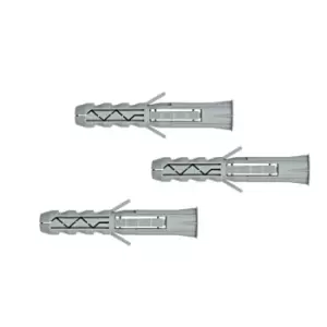 Image of Moderix Wall Plug 3 Way Expansion Window Door Frame Concrete Brick Rawl - Size 6