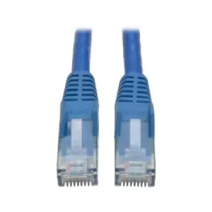 Image of Tripp Lite N201-050-BL Cat6 Gigabit Snagless Molded (UTP) Ethernet Cable (RJ45 M/M) Blue 50 ft. (15.24 m)