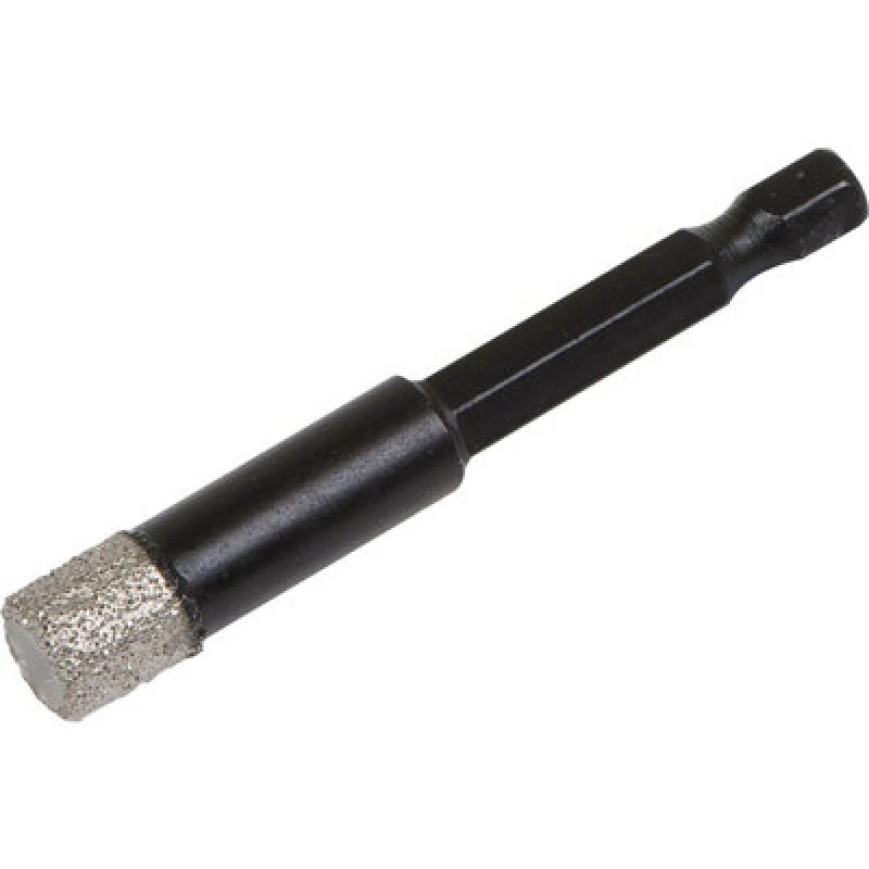 Image of Loops 10mm Vacuum Brazed Diamond Drill Bit - Hex Shank - Suitable For Use With Drills Multi