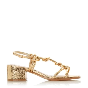 Image of Head Over Heels Jiji Block Heeled Sandals - Gold - 393