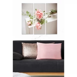 Image of MDFFTR1037 Multicolor Decorative MDF Painting (3 Pieces)