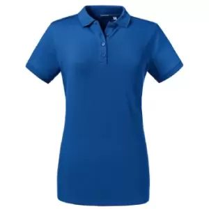 Image of Russell Womens/Ladies Tailored Stretch Polo (L) (Bright Royal)