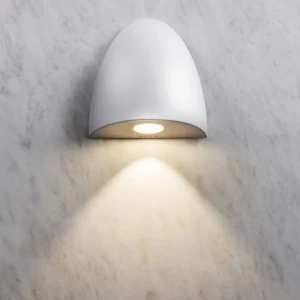 Image of LED 1 Light Indoor Recessed Wall Light White IP65