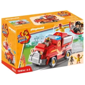 Image of Playmobil D.O.C.- Fire Brigade Emergency Vehicle (70914)