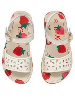 Image of Cath Kidston Girls Broderie Sandal - White