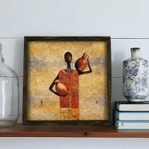 Image of KZM584 Multicolor Decorative Framed MDF Painting