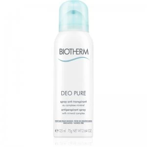 Image of Biotherm Deo Pure Antiperspirant Spray 125ml