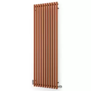 Image of Terma Rolo Room Matt Copper Horizontal Or Vertical Designer Radiator, (W)590mm X (H)1800mm