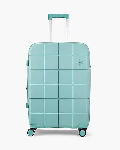 Image of Rock Luggage Pixel VQ4YN Medium Hardshell Pastel Green Suitcase