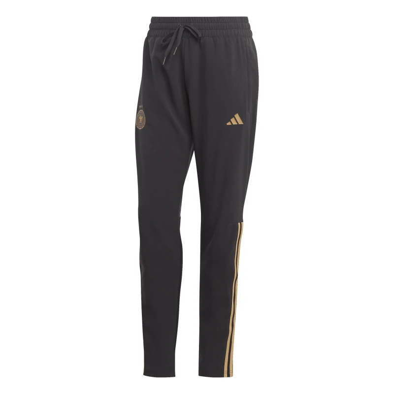 Image of adidas Womens Germany Tracksuit Bottoms Black female 10 (S)