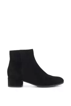 Image of Wide Fit 'Pippie' Suede Ankle Boots