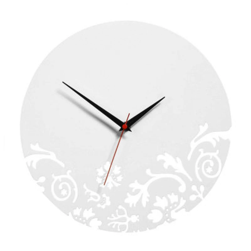 Image of Premier Housewares Maison by Premier White Acrylic Wall Clock White