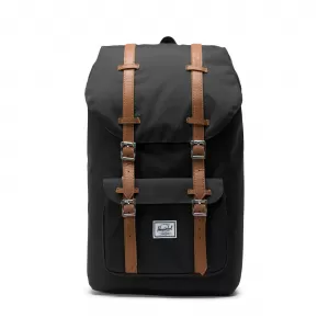 Image of Herschel Supply Co. Mens Little America Backpack - Black/Tan