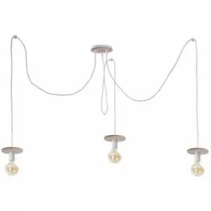 Image of Keter Saturn Cluster Pendant Ceiling Light Natural, 3x E27