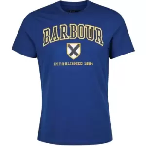 Image of Barbour Collegiate Graphic T-Shirt - Blue