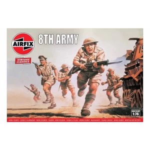 Image of WWII British 8th Army 1:76 Air Fix Figures