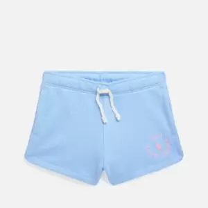 Image of Polo Ralph Lauren Girls Athletic Shorts - Baby Blue - 8 Years