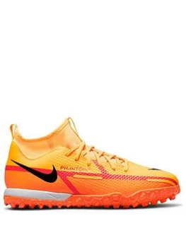 Image of Nike Junior Phantom GT Academy Dynamic Fit Astro Turf Football Boots - Orange, Size 2