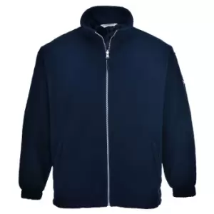 Image of Portwest Mens Windproof Fleece Navy M
