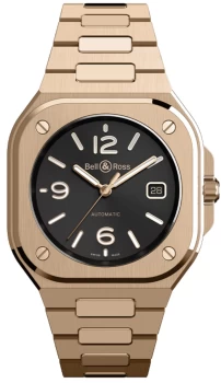 Image of Bell & Ross Watch BR 05 Auto Black Gold Bracelet