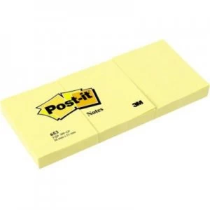 Image of Post-it Sticky note 7000080584 51mm x 38mm Yellow 300 sheet