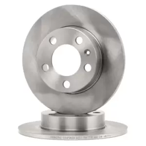 Image of FERODO Brake disc VW,AUDI,SKODA DDF929 1J0615301,1J0615601,1J0615601C Brake rotor,Brake discs,Brake rotors 1J0615601N,1J0615601P,2Q0615601H,1J0615301