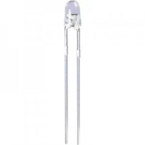 Image of LED wired Yellow Circular 3mm 2800 mcd