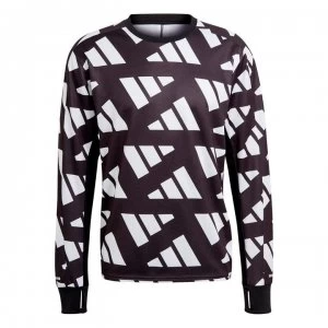Image of adidas Own The Run Celebration Sweatshirt Mens - Black/White