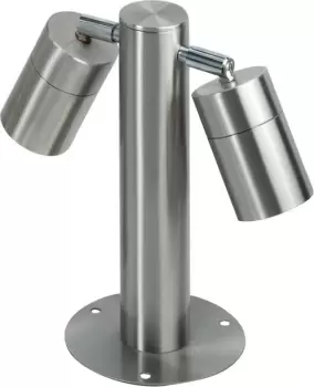 Image of Adjustable Stainless Steel Bollard 260mm, IP65 2 x GU10 35W max.