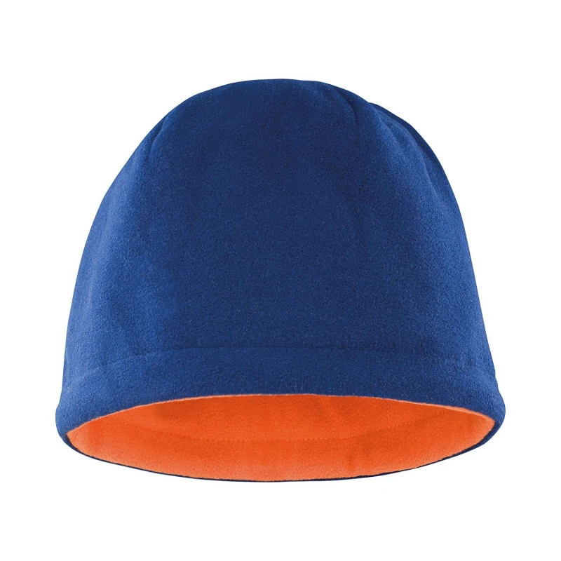 Image of Result Result Men Fleece Reversible Hat in Mid Navy Mid Navy One Size Male 5063527291615