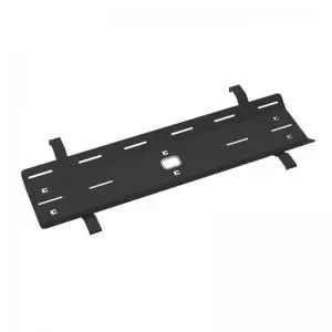 Image of Single desk cable tray for Adapt and Fuze desks 1600mm - black