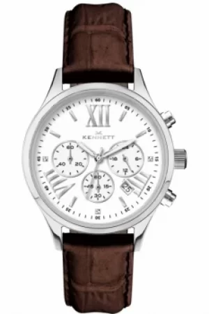 Image of Ladies Kennett Lady Savro Empire Chronograph Watch LSESILWHBR