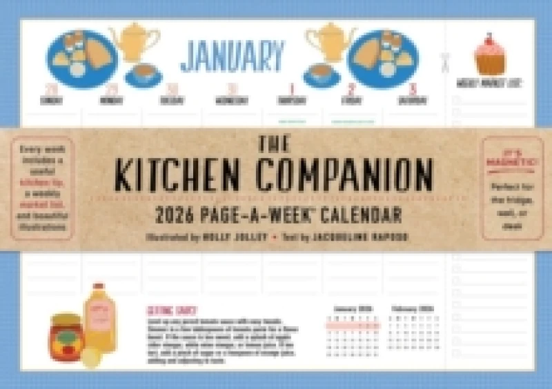 Image of Kitchen Companion Page-A-Week Calendar 2026 Calendar