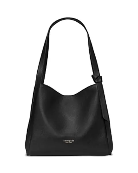 Image of kate spade new york Knott Pebbled Leather Large Shoulder Bag