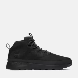 Image of Timberland Euro Trekker Trainer For Men In Monochrome Black Black, Size 8.5